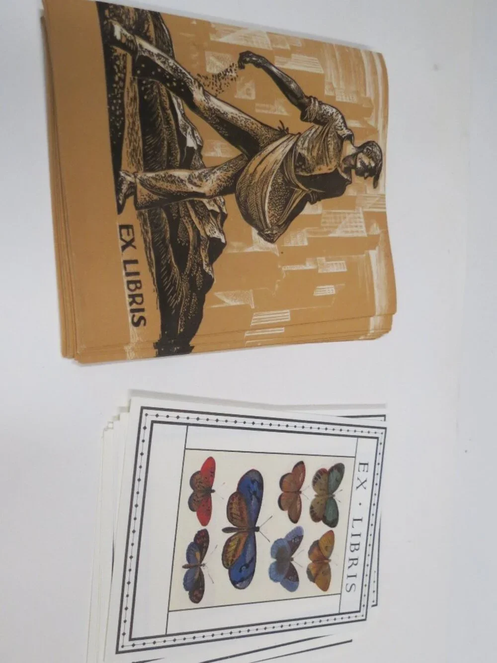 Ex Libris Bookplates Industry Engineer Sowing SEEDS Architecture & BUTTERFLIES